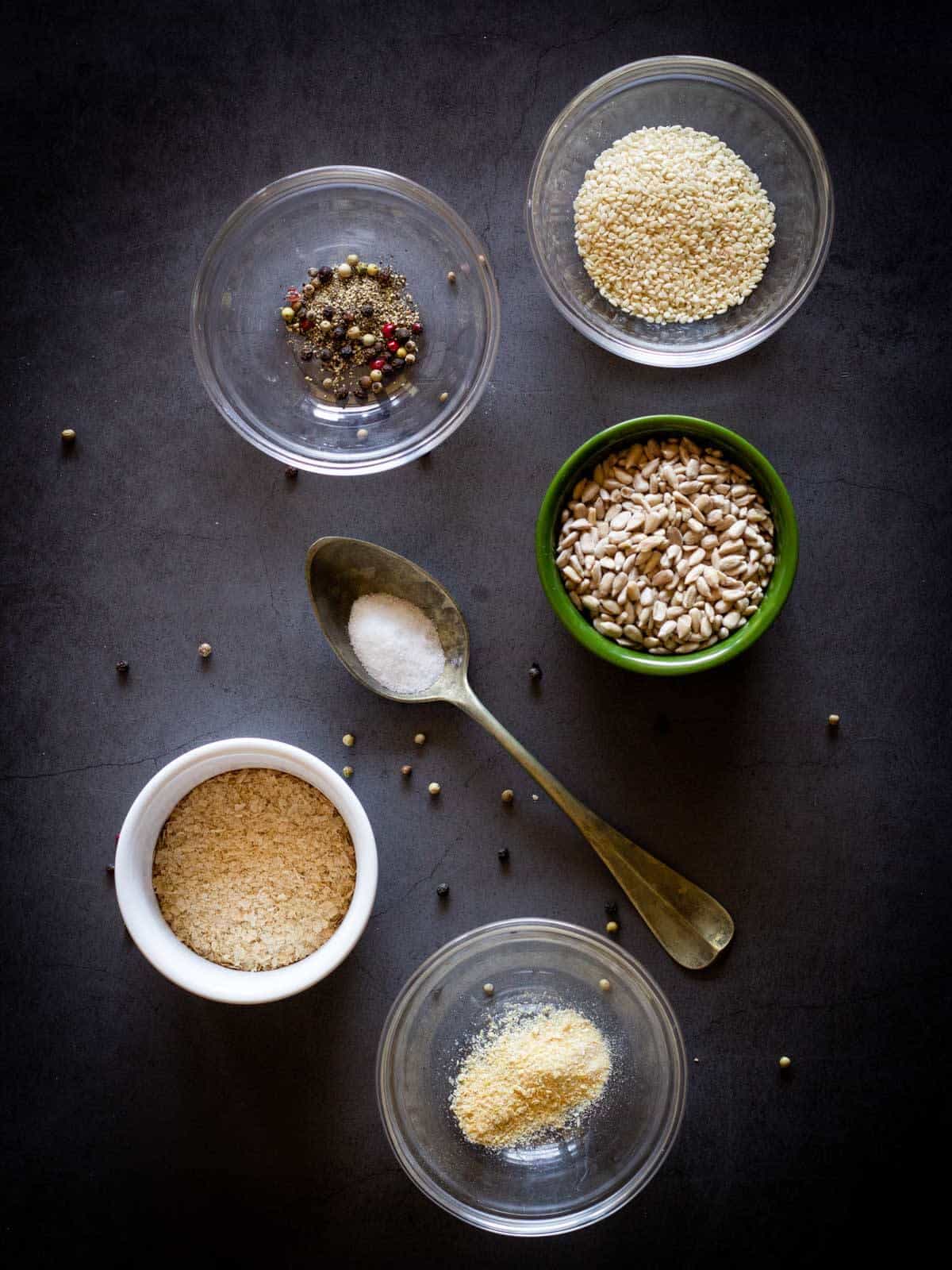 sunflower seed cheese Ingredients.