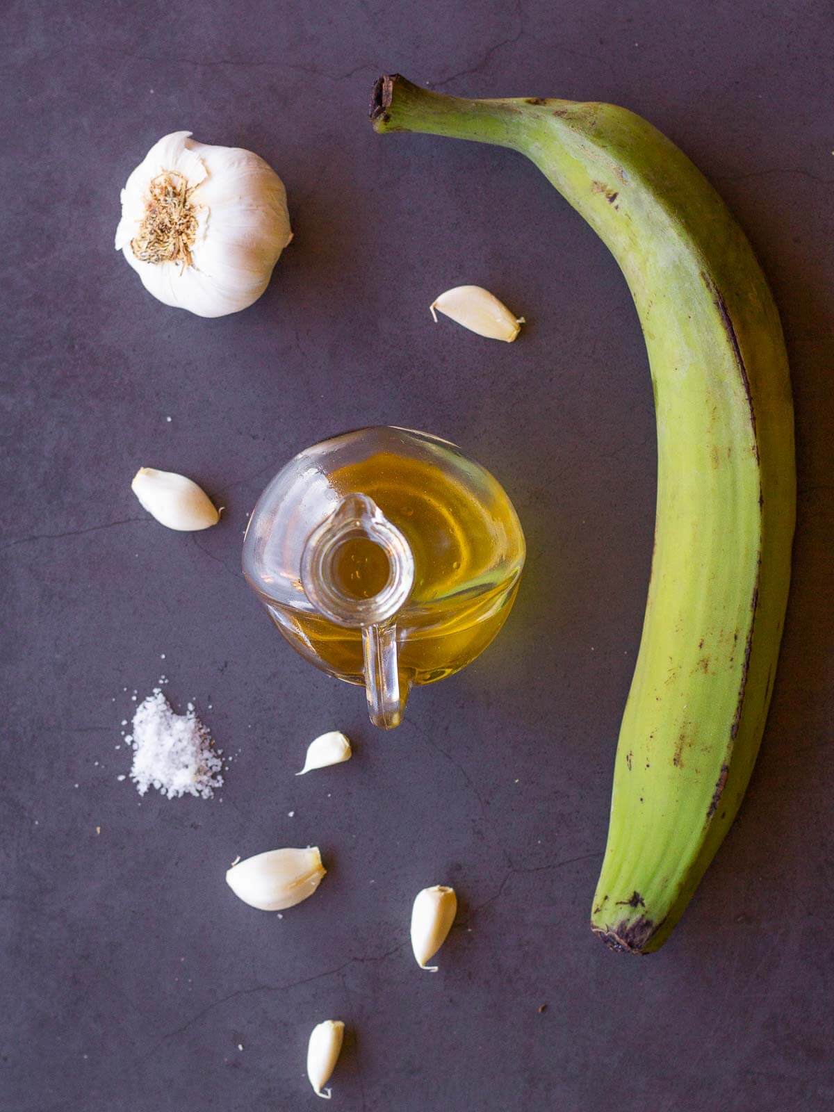 Baked Green Plantains Ingredients