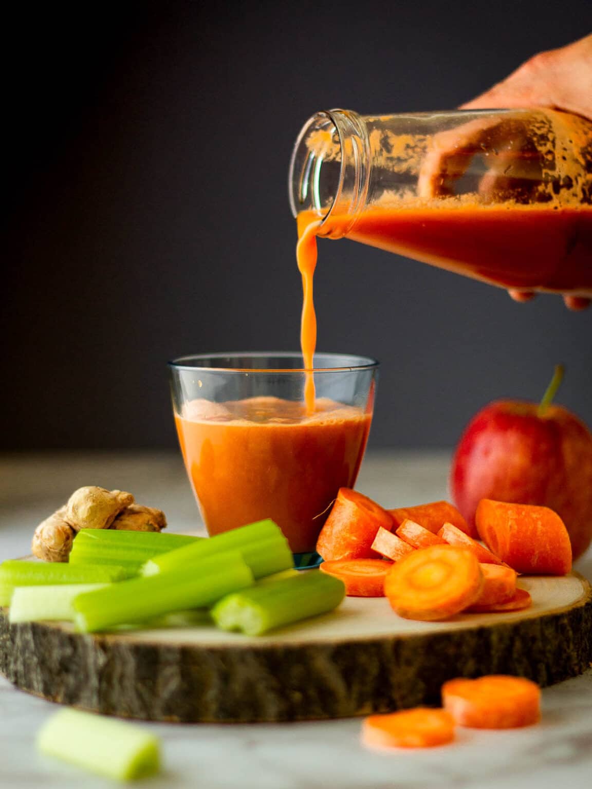 Carrot juice benefits + Carrot, Apple, Celery Juice Recipe