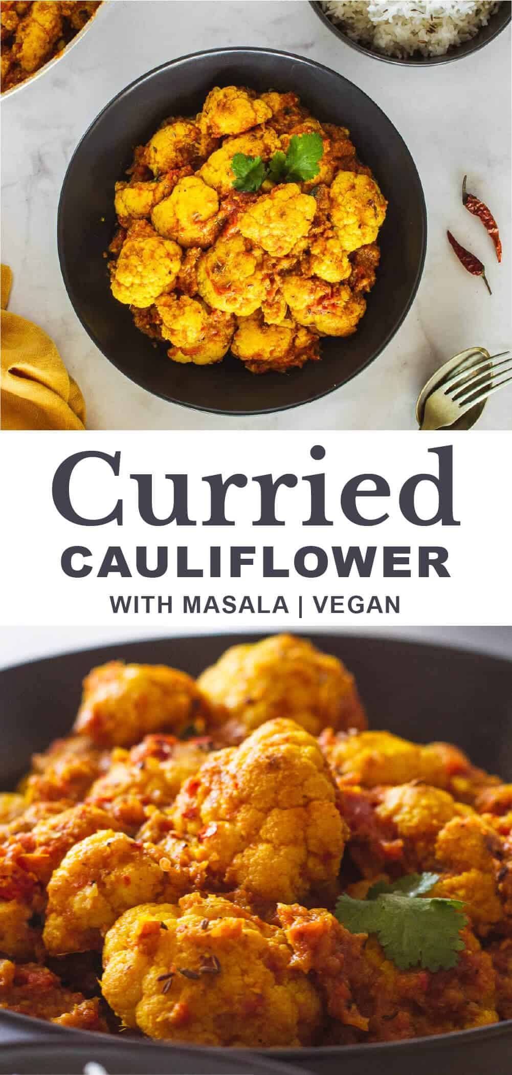 Cauliflower Curry Recipe (Vegan and Gluten Free Video) | Our Plant ...