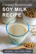 soy milk recipe
