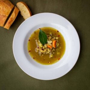 spicy lentil soup featured