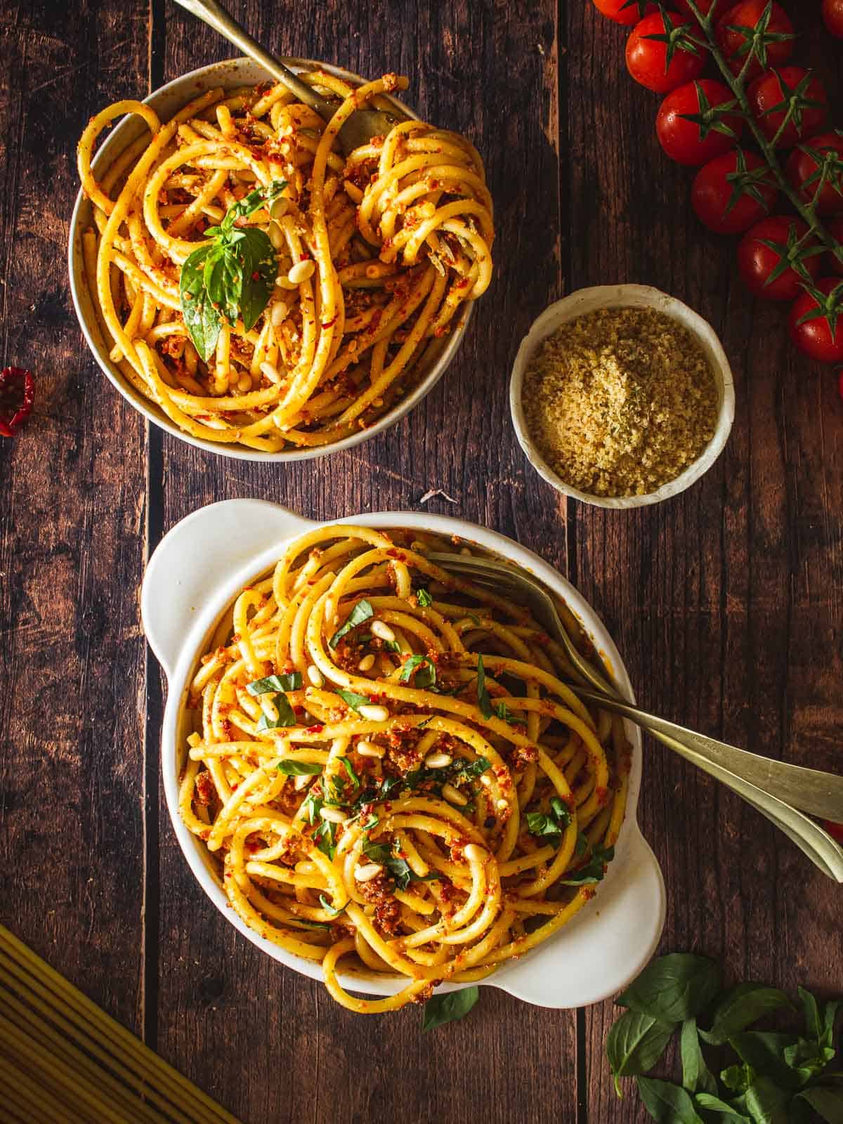 sun-dried tomato pesto pasta