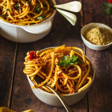 sun-dried tomato pesto pasta