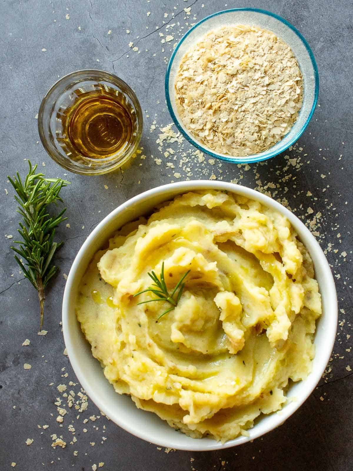 Truffled Mashed Potatoes Ingredients.