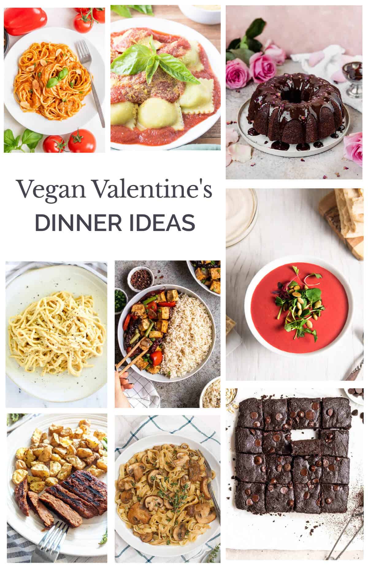 Recetas veganas para la cena de San Valentín | Our Plant-Based World