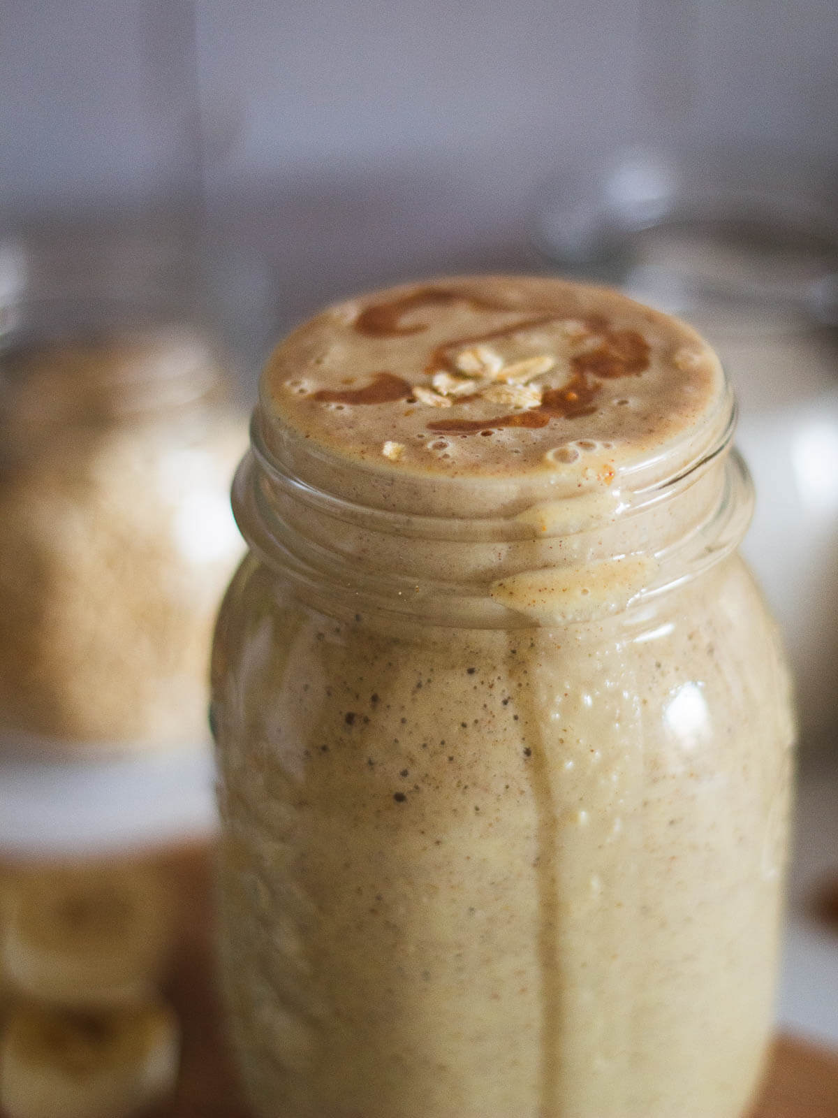 Banana Oatmeal Breakfast Smoothie