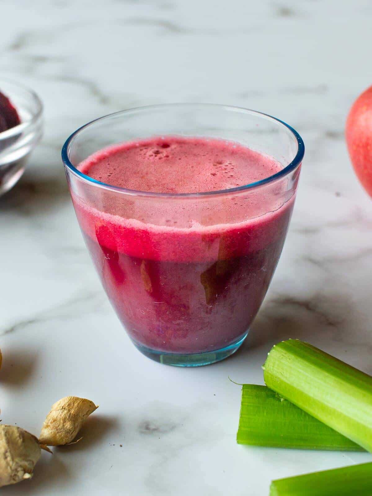 beetroot and celery juice