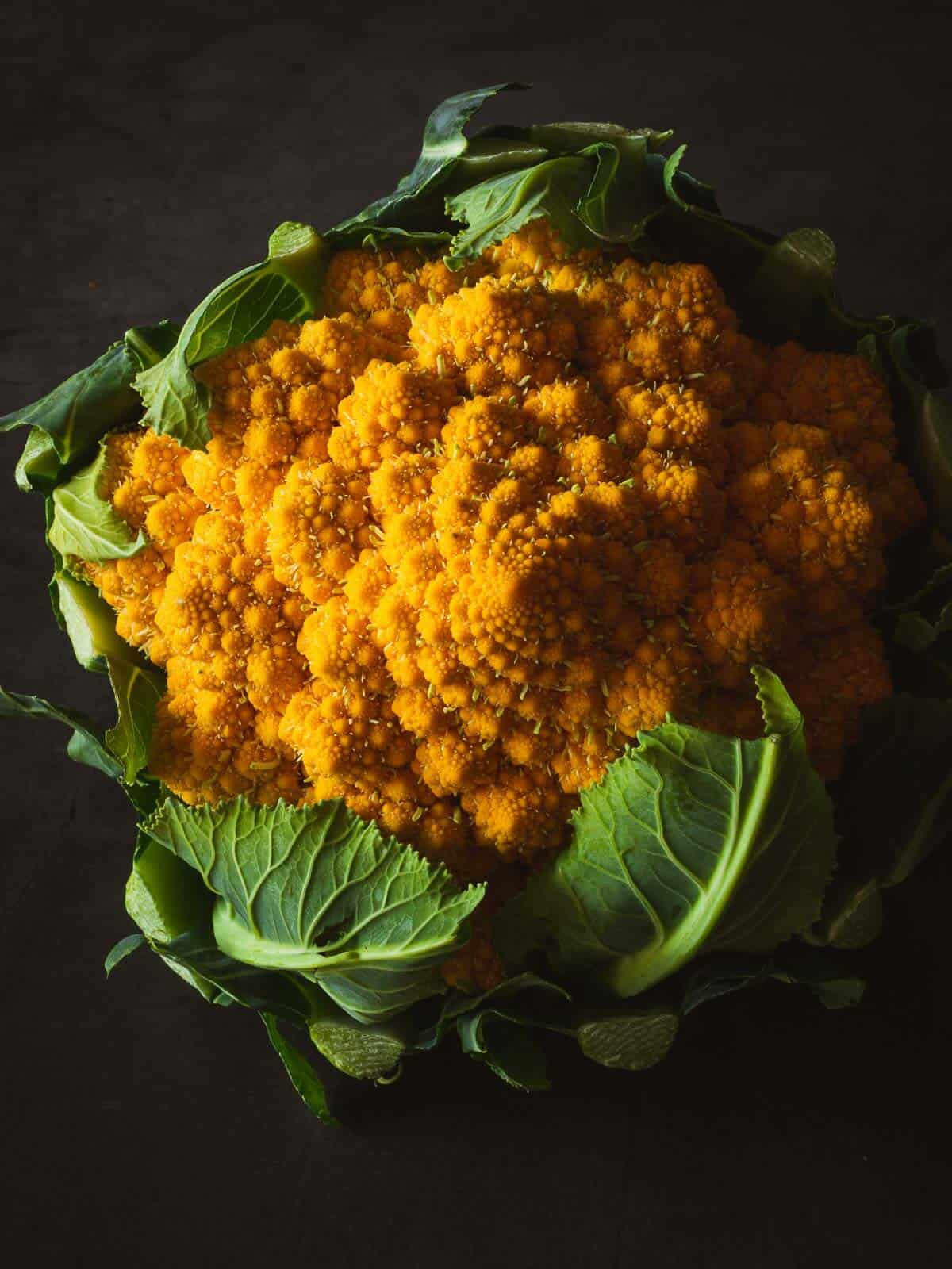 orange romanesco cauliflower