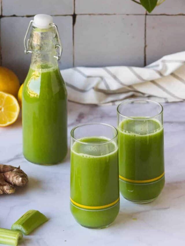 Pineapple Cucumber Ginger Lemon Weight Loss Juice • Our PlantBased World