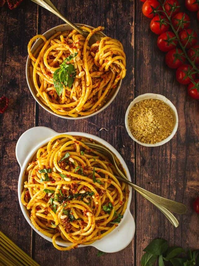 Sun-dried Tomato Pesto Pasta