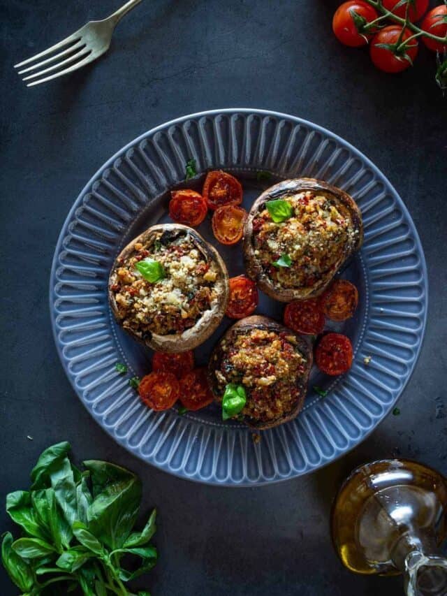 Easy Stuffed Portobello Mushroom Recipe