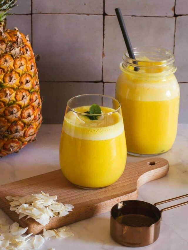 3-ingredient Pineapple Coconut Smoothie
