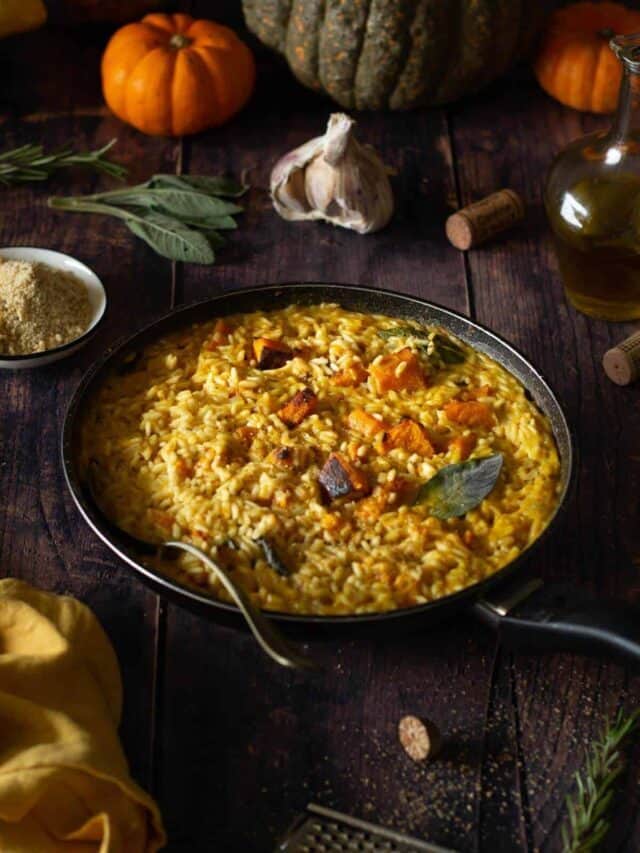 Creamy Roasted Pumpkin Risotto