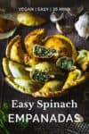 spinach empanada recipe pin
