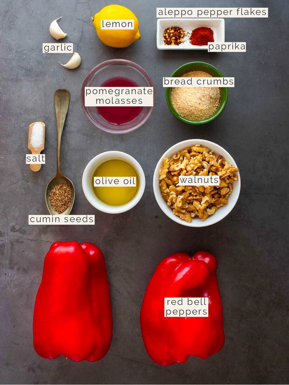 muhammara dip ingredients