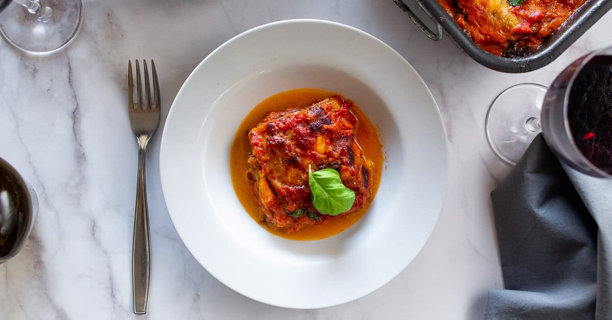 No Fry Eggplant Parmesan Recipe Our PlantBased World