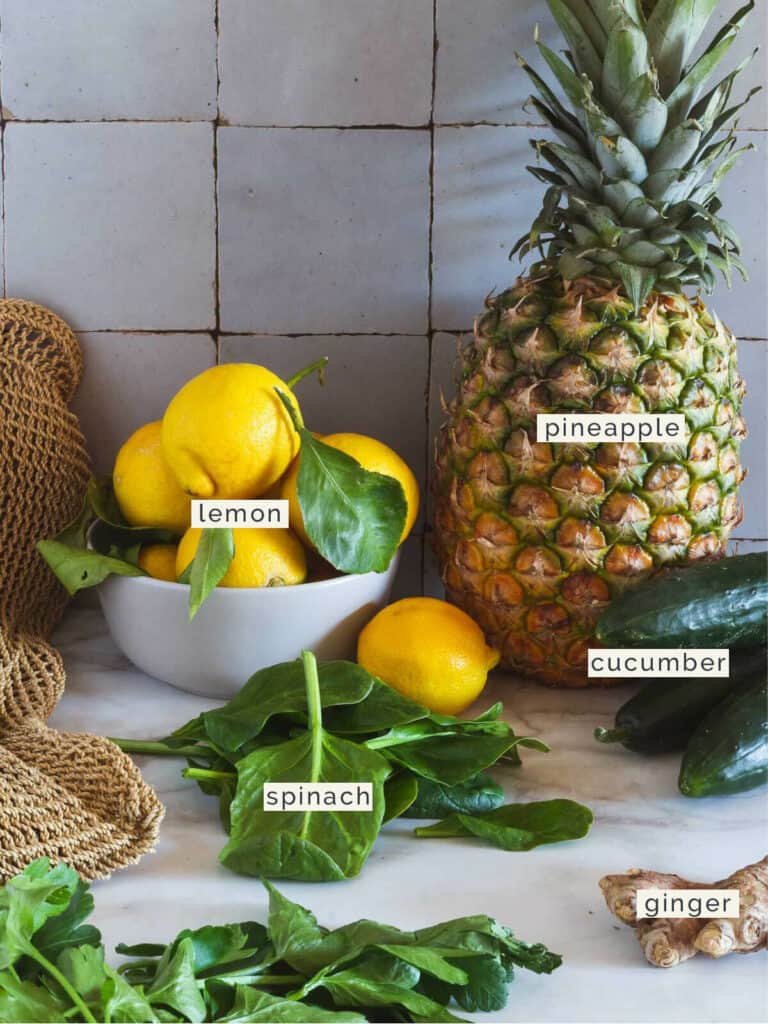 Pineapple Cucumber Ginger Lemon Weight Loss Juice Our PlantBased World
