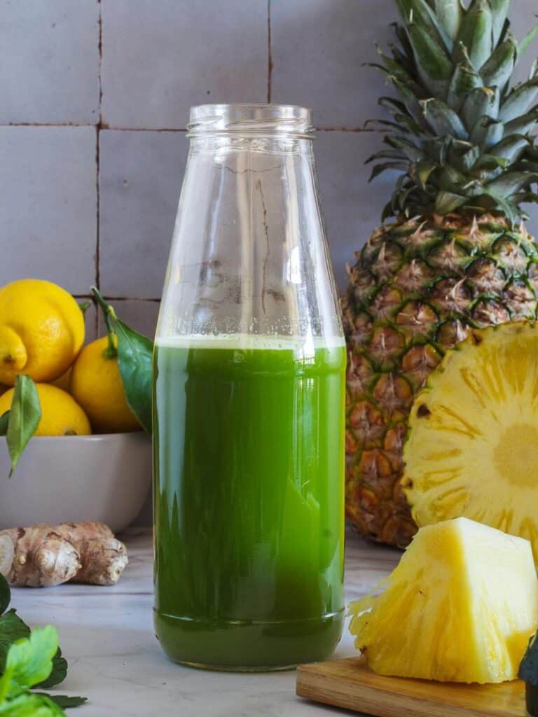 Pineapple Cucumber Ginger Lemon Weight Loss Juice Our PlantBased World