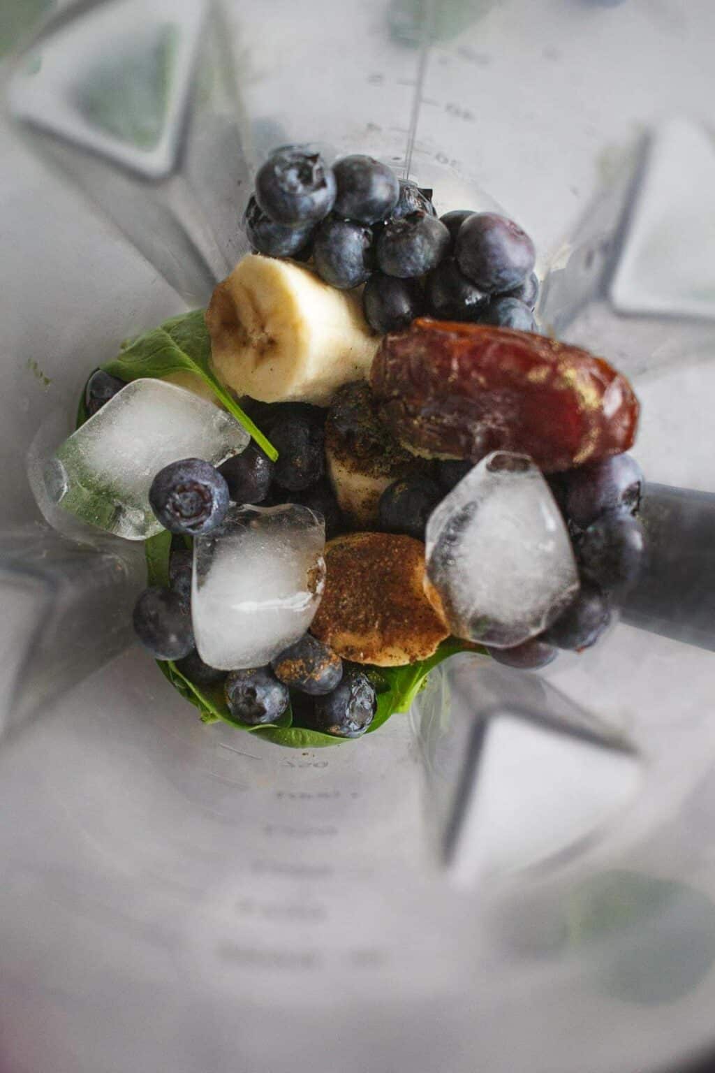 Spinach Blueberry Banana Smoothie | Our Plant-Based World