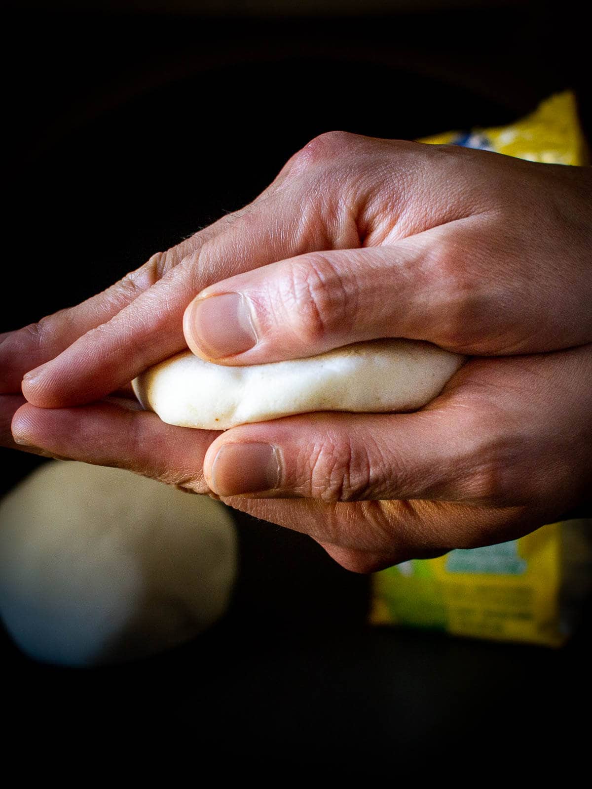 making vegan arepas