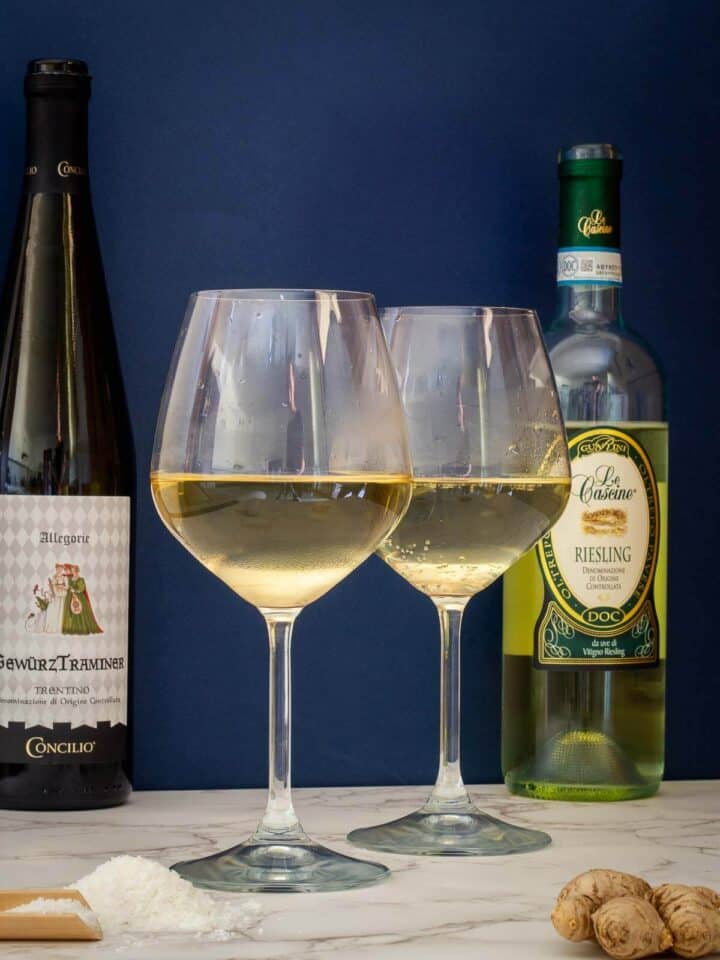 gewurztraminer riesling wine