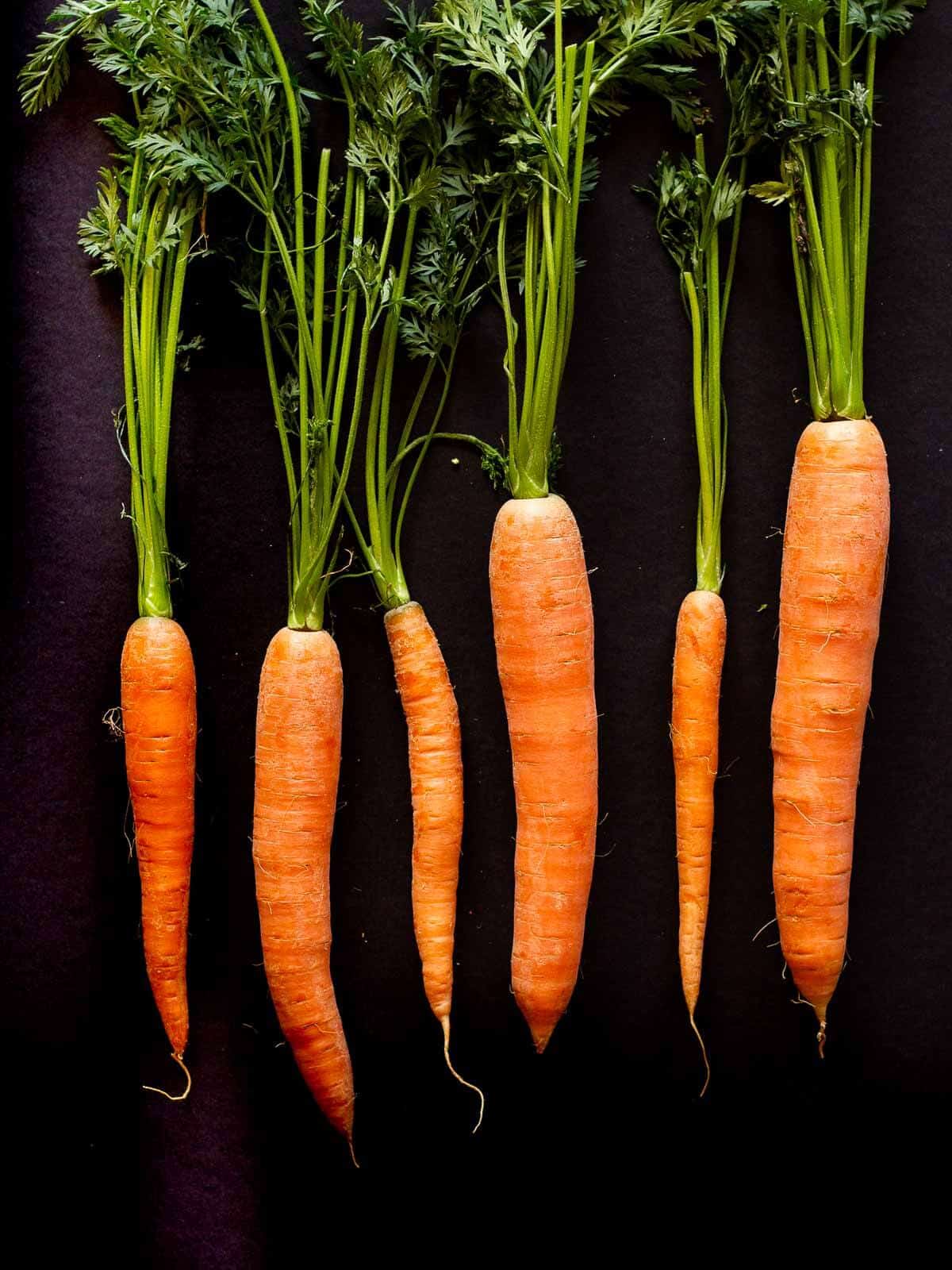 Lined Organic Carrots