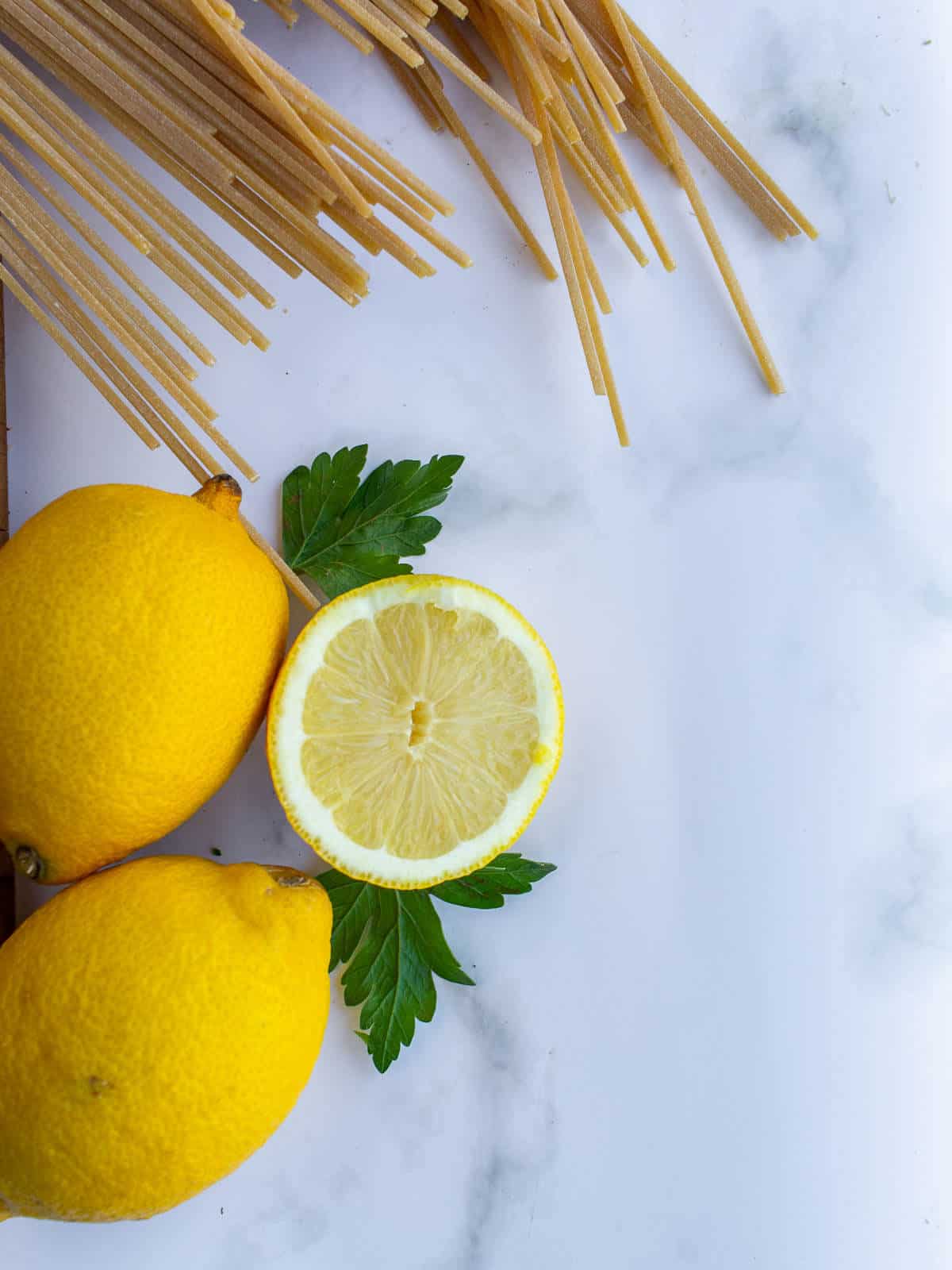 spaguetti and lemons