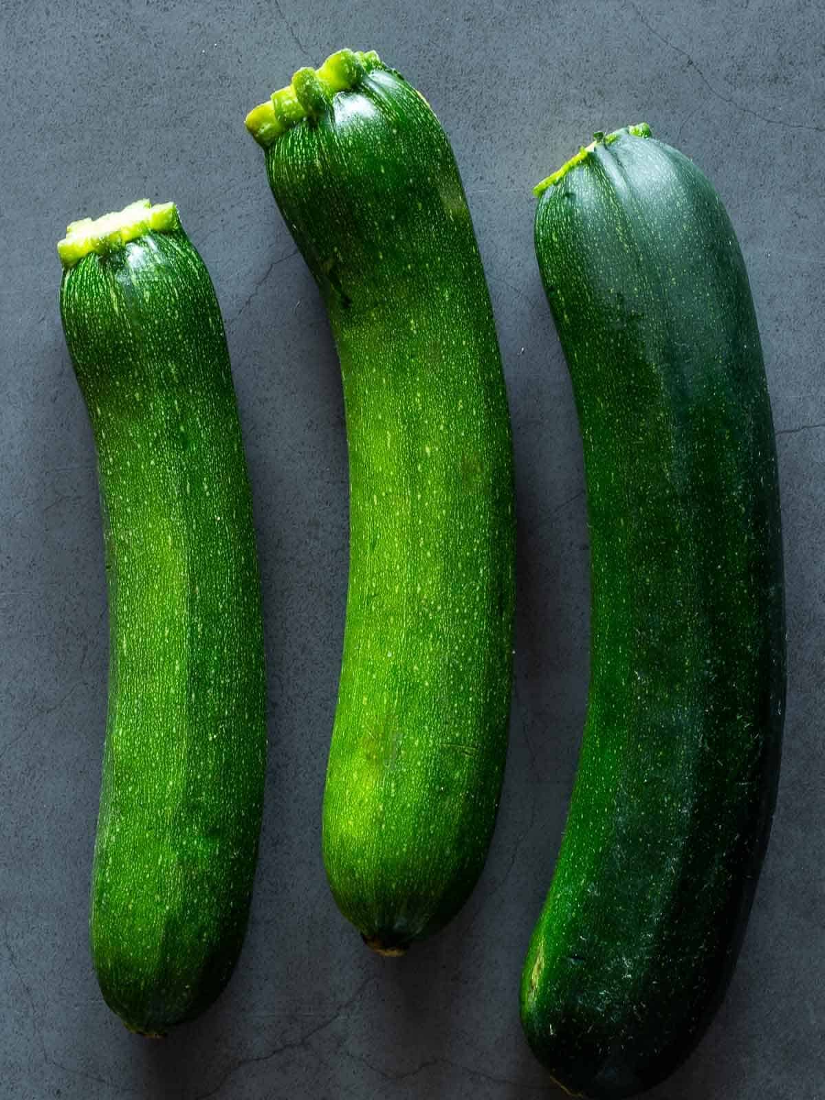 zucchinis or courgette