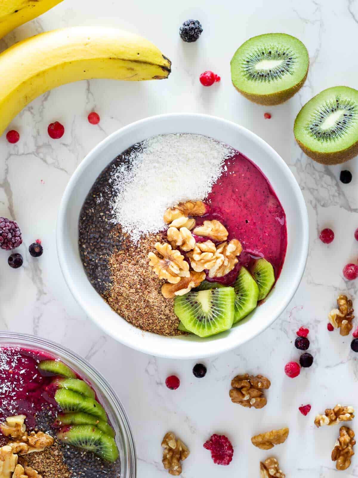 springtime smoothie bowl