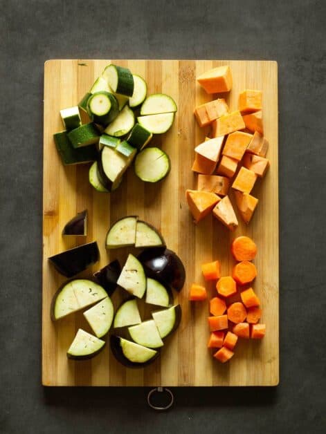 Diced Vegetables for Curry