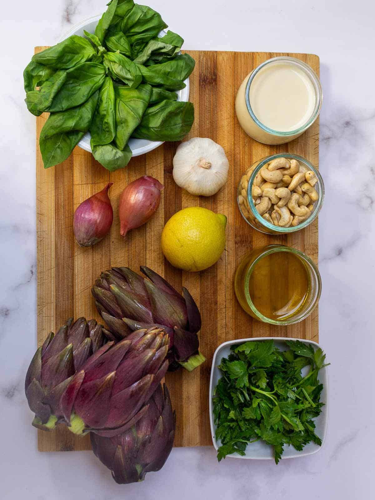 artichokes with dipping sauce ingredients