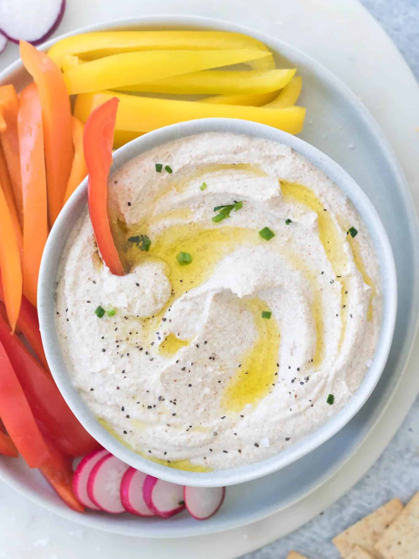 almond pulp hummus