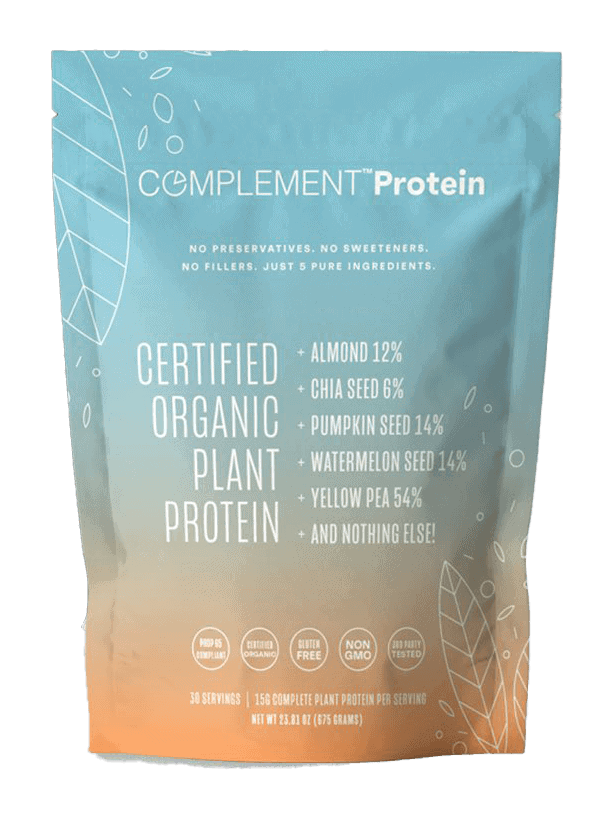 bag of complement protein powder