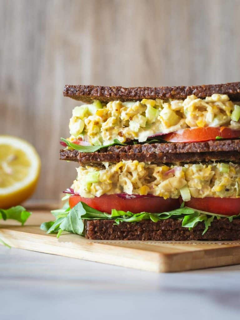 Vegan Tuna Salad (Chickpeas) | Our Plant-Based World