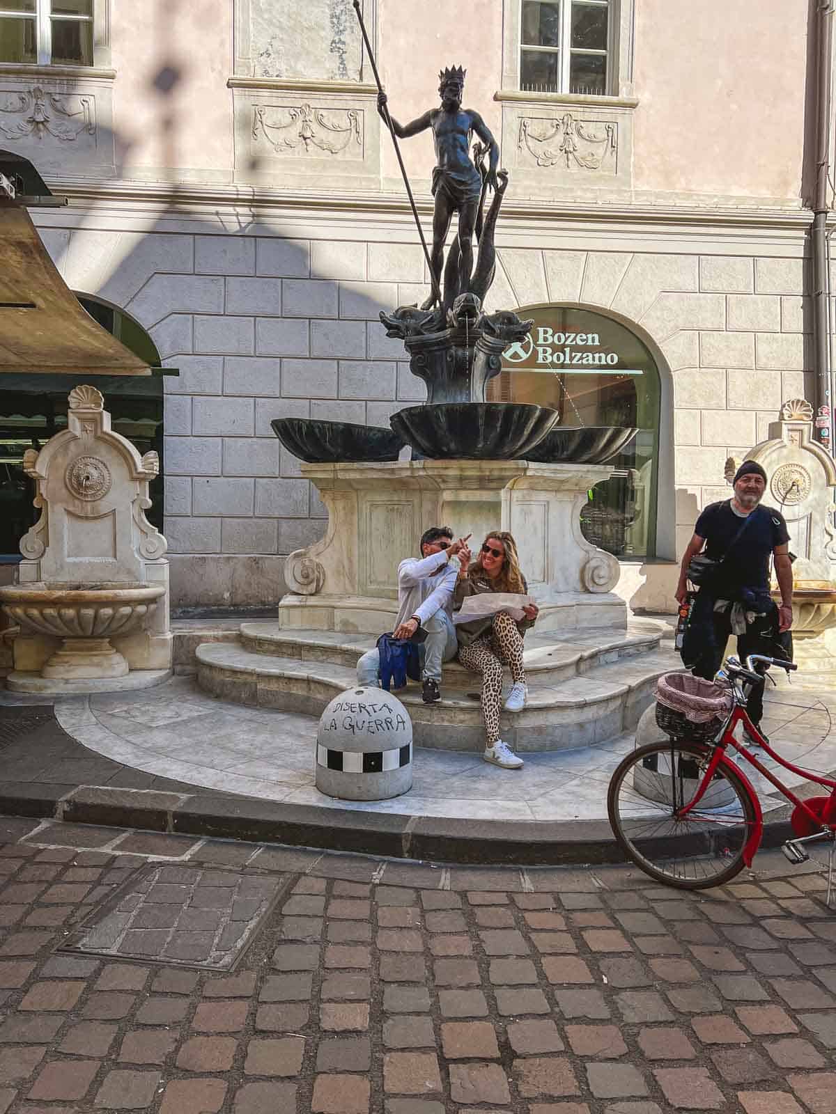 stroll the city with a bike
