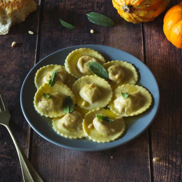 Vegan Butternut Squash Ravioli | Our Plant-Based World