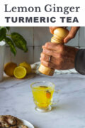 Lemon Ginger Turmeric Tea pinterest