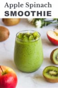 spinach apple smoothie pin