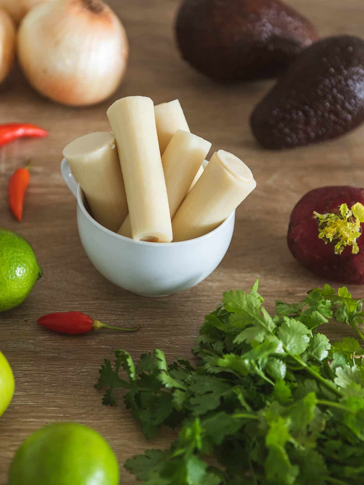 heart of palm ceviche ingredients