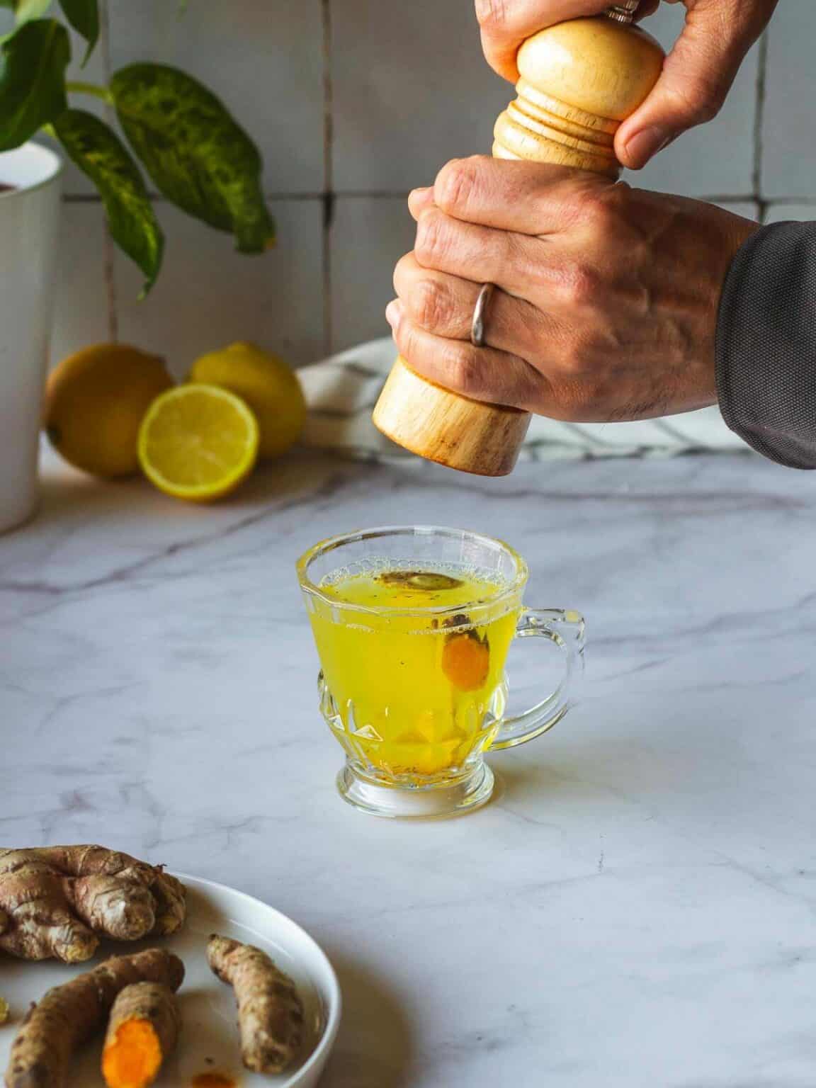 Lemon Ginger Turmeric Tea Benefits and Recipe Our PlantBased World
