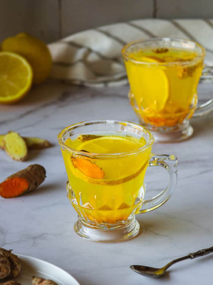 Lemon Ginger Turmeric Tea Benefits and Recipe | Our Plant-Based World