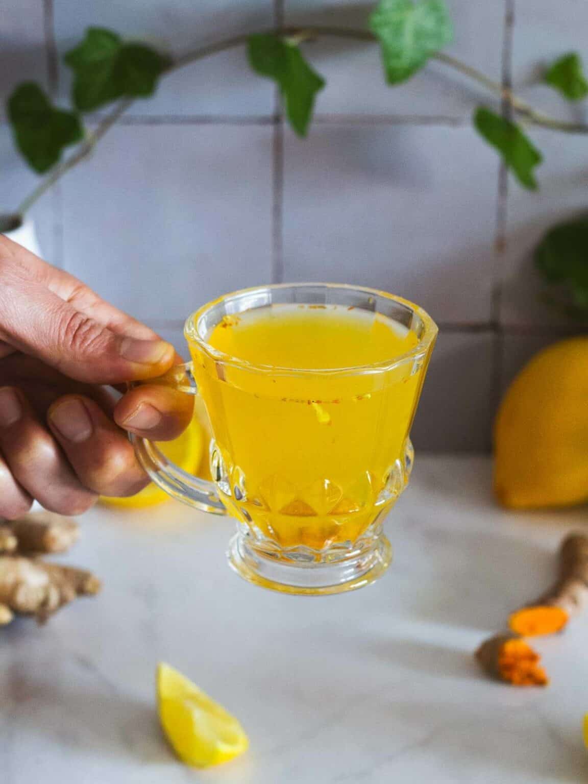 Lemon Ginger Turmeric Tea Benefits And Recipe Our Plant Based World