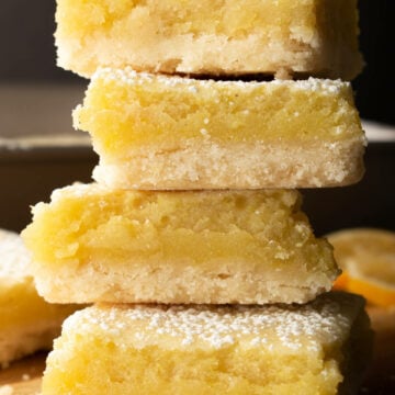 vegan lemon squares