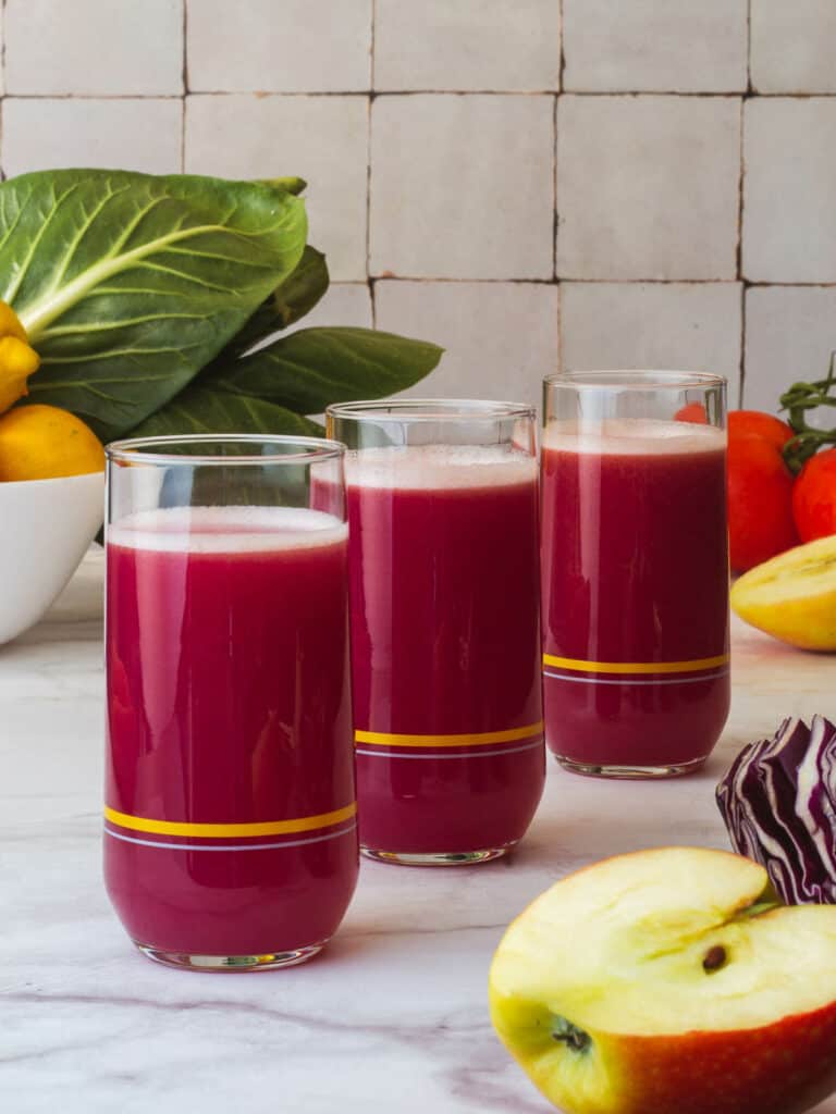 Red Cabbage Juicing + Purple Cabbage Juice Recipe Our PlantBased World