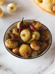 spiced onions recipe (borettane onions)