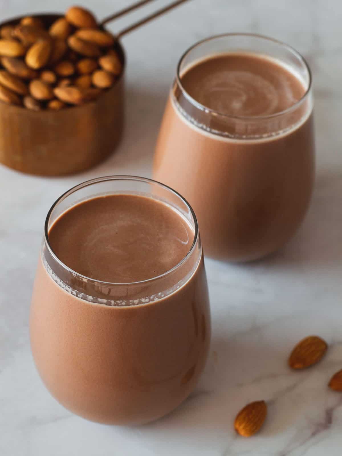 Homemade Vegan Chocolate Milk - The Vegan 8