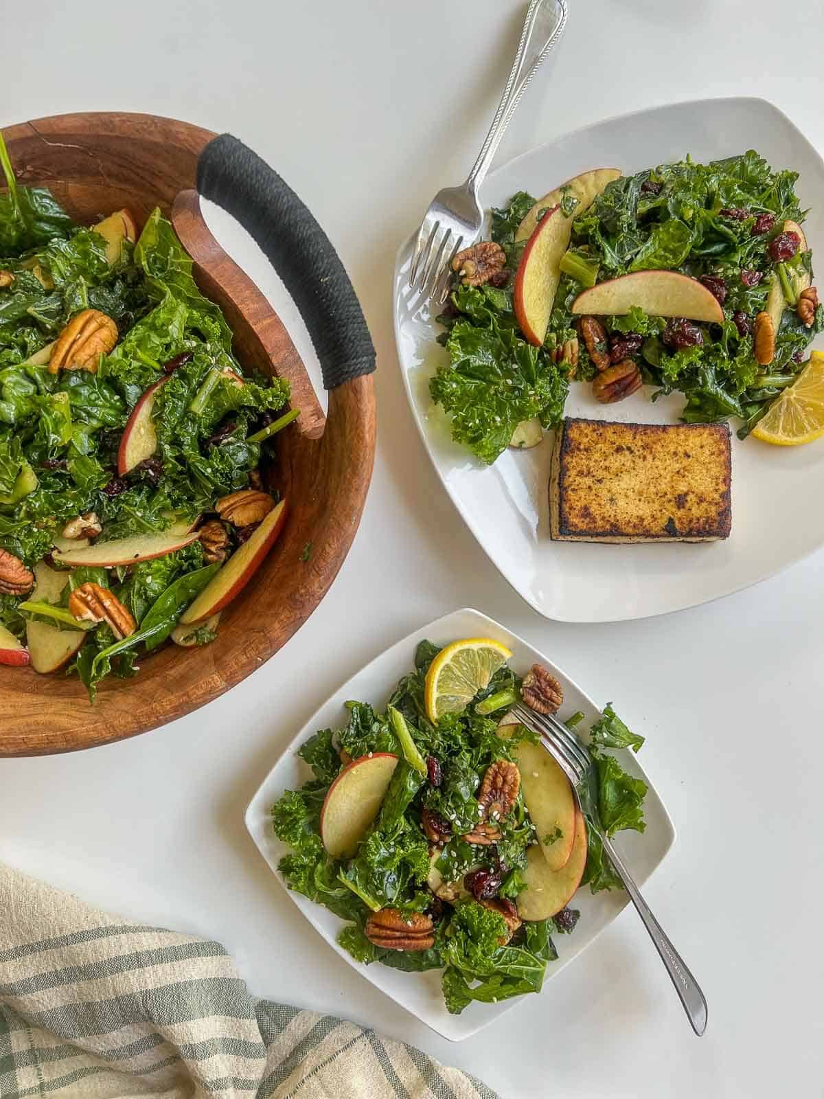 grill extra firm tofu with a tablespoon of balsamic vinaigrette