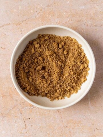 brown sugar and spices mixture in a bowl.