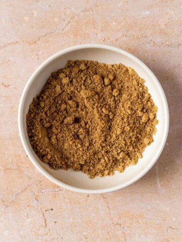 brown sugar and spices mixture in a bowl.